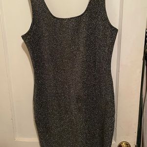 Form Fitting Sparkly Iris Dress